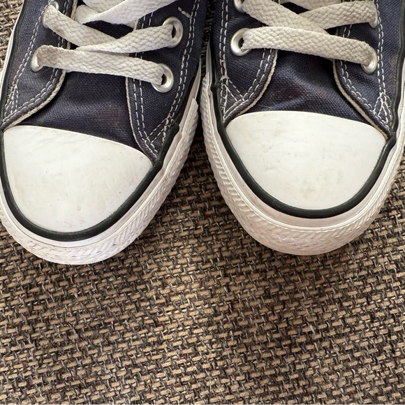 Converse Navy Canvas Slip-On Sneakers size women’s 7.5 - Picture 9 of 9